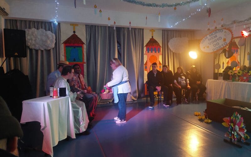 Festa de Natal no CACI da Sede