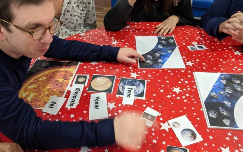 Utentes do Lar Residencial – A descobrir o sistema solar!